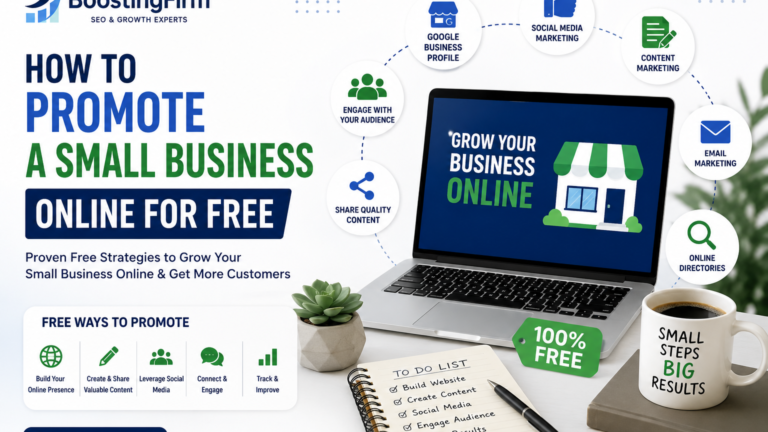how to promote a small business online for free