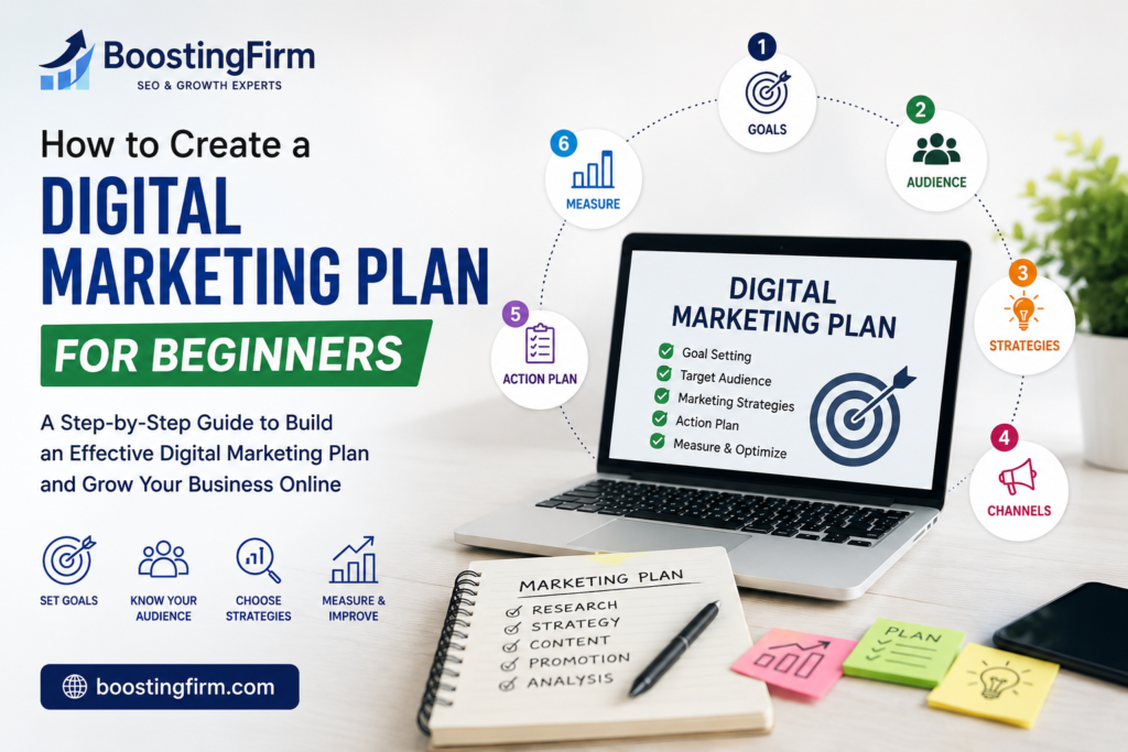 how to create a digital marketing plan for beginners