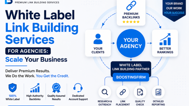 Professional white label link outreach dashboard for SEO agencies