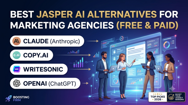 Best Jasper AI Alternatives for Marketing Agencies (Free & Paid)